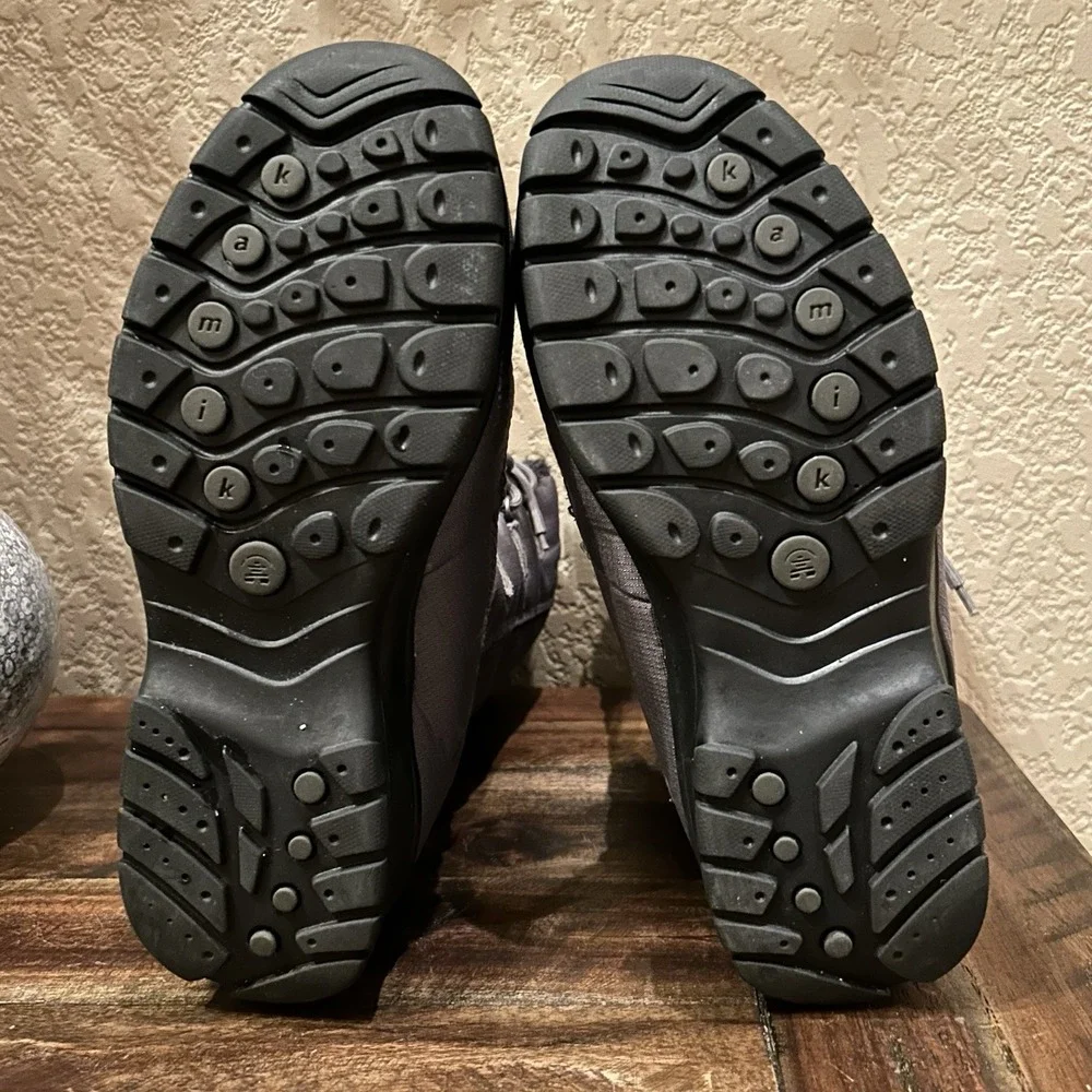 Kamik Brooklyn Waterproof Winter Boots Women's Sz 8 (EUR 39) Charcoal‎ Fall Snow